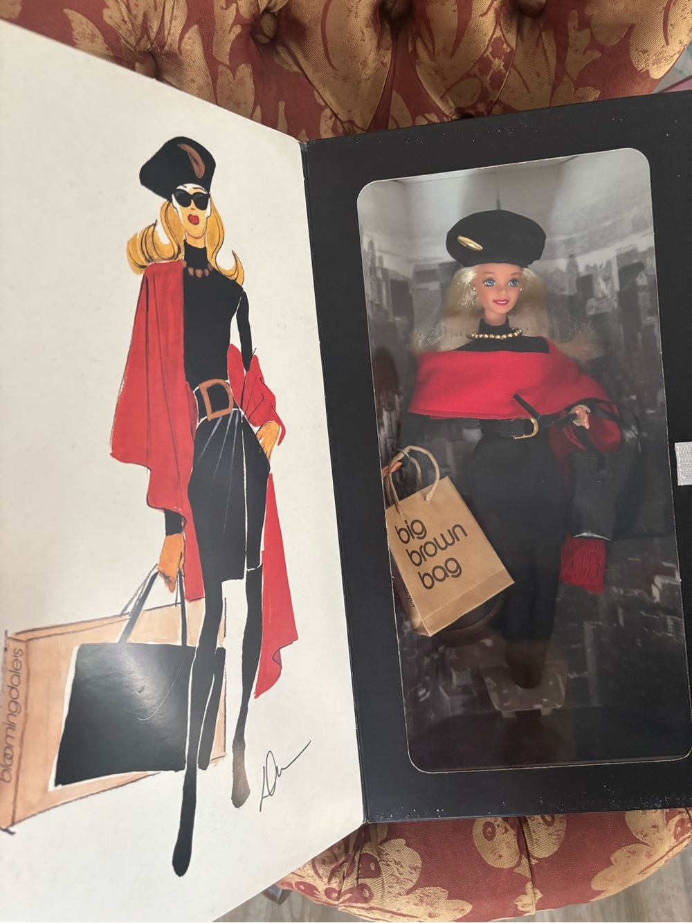 Donna Karan shopping Barbie